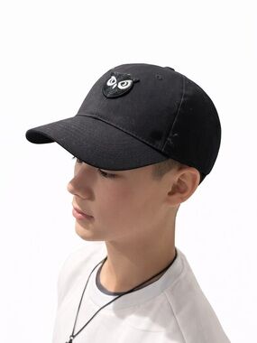 Owlpha Sports - Black Owl Patch Baseball Cap - Owlpha Sports